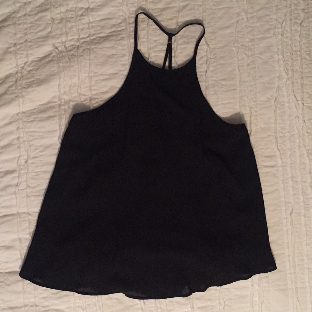 Sexy low back flowy tank top